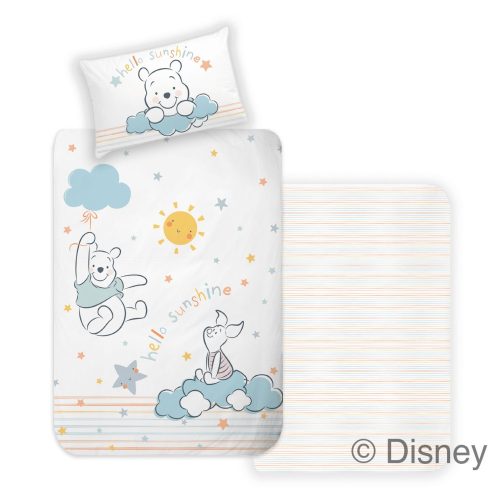 Disney Baby Ágyneműhuzat 2 részes Micimackó D02 Felhős - 90x130cm + 40x50cm