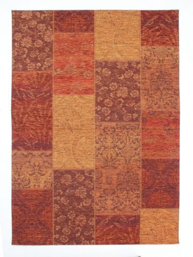 FL PATCHWORK CHENILLE TERRACOTTA 120X170