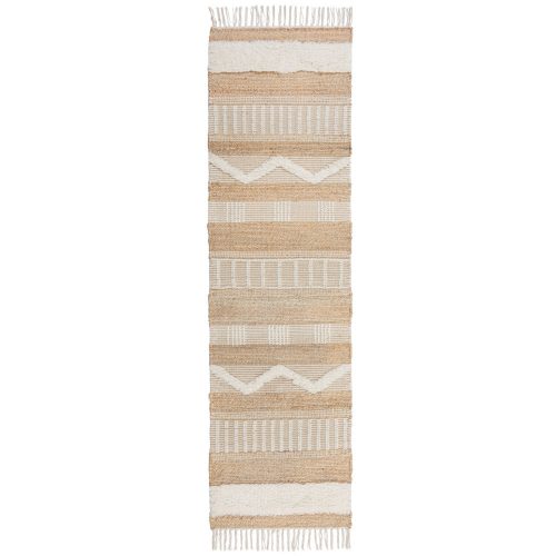 FL MEDINA JUTE NATURAL/IVORY 60X230