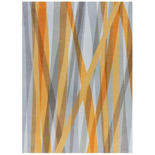 FL ISABELLA STRIPE Sivý/OCHRE 170X240