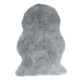 ASY Auckland Luxury Faux Sheepskin 070x100cm Silver