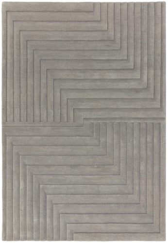 ASY Form Rug 160x230cm Silver