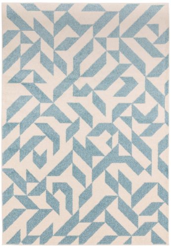 ASY Muse 066x240cm Blue Shapes Rug MU03