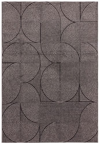 ASY Muse 160x230cm Charcoal Swirl Rug MU01 szőnyeg