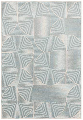 ASY Muse 160x230cm Blue Swirl Rug MU02