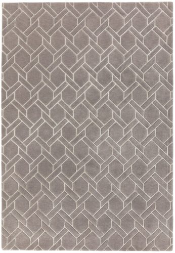 ASY Nexus Rug 120x170cm Fine Lines Grey/Silver