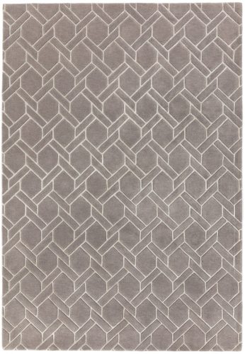 ASY Nexus Rug 160x230cm Fine Lines Grey/Silver