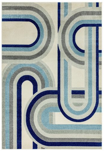 ASY Nova 160x230cm Retro Blue Rug NV30