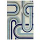 ASY Nova 160x230cm Retro Blue Rug NV30