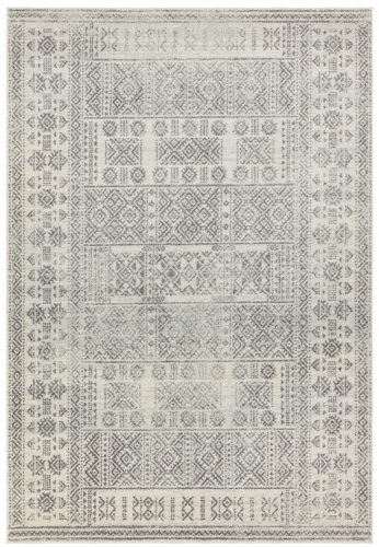 ASY Nova 200x290cm Tribal Grey Rug NV33