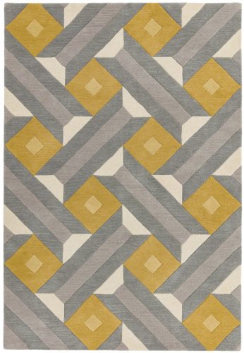 ASY Reef Rug 160x230cm RF01 Motif Ochre Grey