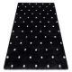 Szőnyeg FLUFFY 2370 shaggy pontok - antracit / fehér 200x290 cm