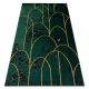 Kizárólagos EMERALD szőnyeg 1016 glamour, elegáns art deco, márvány üveg zöld / arany 200x290 cm