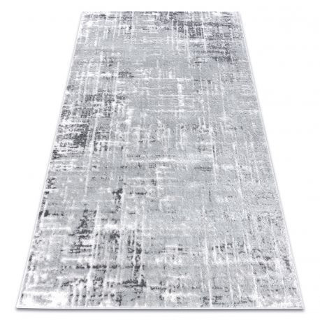 Modern MEFE szőnyeg 8722 Vonalak vintage - Structural két szintű gyapjú szürke / fehér 180x270 cm