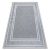 Modern GLOSS szőnyeg 2813 27 elegáns, keret, görög szürke 60x250 cm