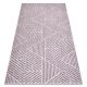 Szőnyeg COLOR 47176260 SISAL vonalak, háromszögek, зигзаг bézs / elpirul rózsaszín 200x290 cm