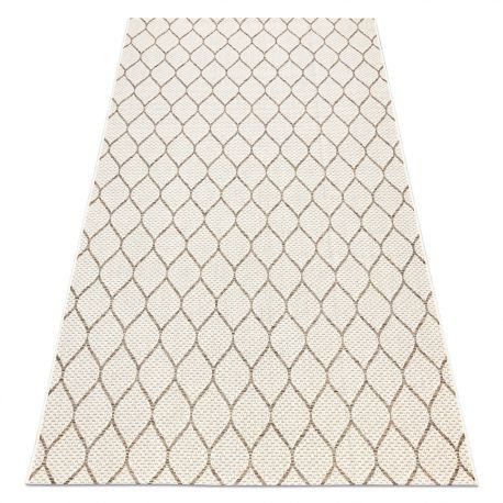 Fonott sizal szőnyeg boho 46211061 Lóhere Marokkói Trellis bézs 200x290 cm