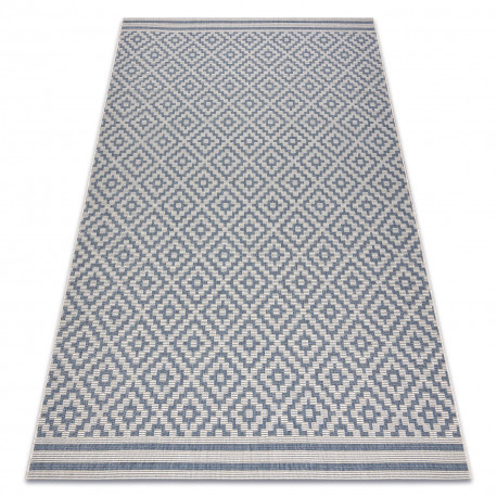 Fonott sizal flat szőnyeg 48357/951 négyzetek 200x290 cm