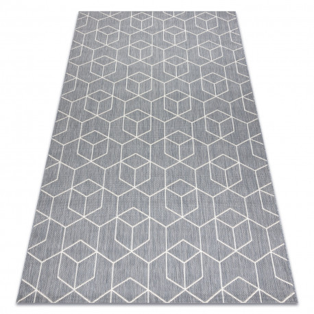 Fonott sizal flat szőnyeg 48655/637 TAKARÓKA 3D 160x230 cm