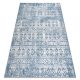 Szőnyeg Structural SOLE D3732 Aztec gyémánt lapos szövött kék / bézs 120x170 cm