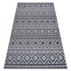 Szőnyeg Structural SOLE D3852 Boho gyémánt lapos szövött szürke 200x290 cm