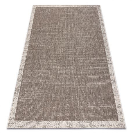 Fonott sizal floorlux szőnyeg 20401 Keret tópszín / pezsgő 200x290 cm