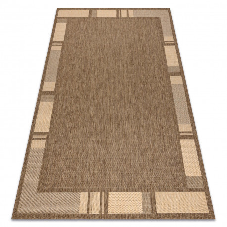 Fonott sizal floorlux szőnyeg 20195 coffee / mais 160x230 cm