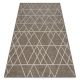 Fonott sizal floorlux szőnyeg 20508 taupe / pezsgő HÁROMSZÖGEK 200x290 cm