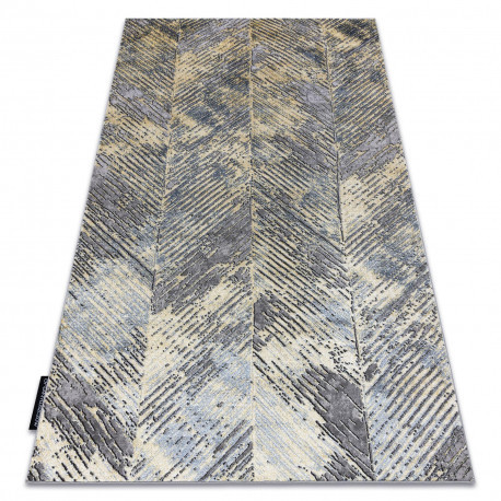 Modern DE LUXE 2087 HALSZÁLKÁS vintage - Structural arany / szürke 200x290 cm