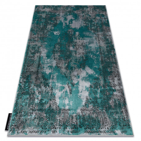 Modern DE LUXE 6754 Absztrakció - Structural zöld / szürke 200x290 cm