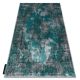 Modern DE LUXE 6754 Absztrakció - Structural zöld / szürke 200x290 cm