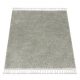 Szőnyeg BERBER 9000 square zöld Rojt shaggy 160x160 cm